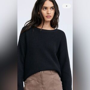 Wilfred Black Crewneck Sweater